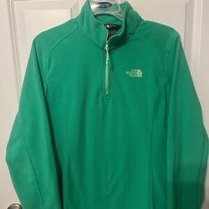 The North Face Women’s Green fleece quarter zip